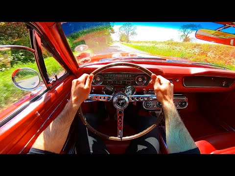 1965 Ford Mustang Fastback 289 V8 Auto - POV Test Drive & Walk-around | Fully Restored