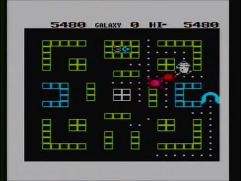 commodore vic-20 cosmic cruncher game play