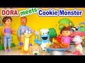 Dora The Explorer Meets Cookie Monster Chef And Our New Puppy