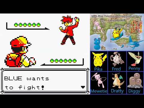 Let's Play Pokemon Yellow Capturelocke: Part 35 - The Finale: The Champion Of Kanto