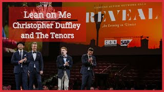 Christopher Duffley Sings Lean On Me With The Tenors during the Canucks Autism Network's Gala