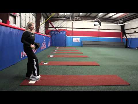 softball pitching training with the softball power drive