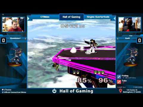 CTmelee #63 - Shminkledorf (Marth) vs. Swift (Marth) - Quarterfinal SSBM Tournament