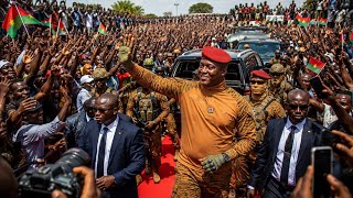 IBRAHIM TRAORE'S Arrival And His Welcoming Ceremony 
