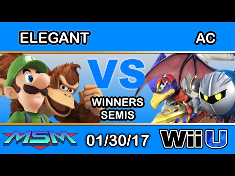 MSM 83 - Elegant (Luigi, DK) Vs. AC (MK, Falco) Winners Semis - Smash Wii U