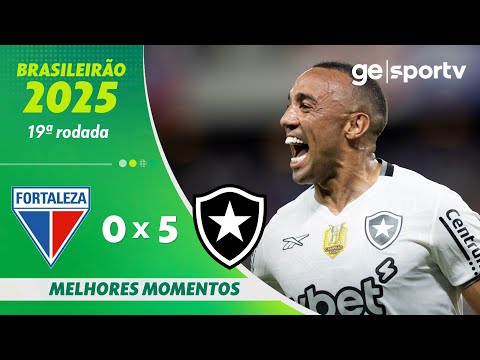 Gols e lances de Fortaleza x Botafogo