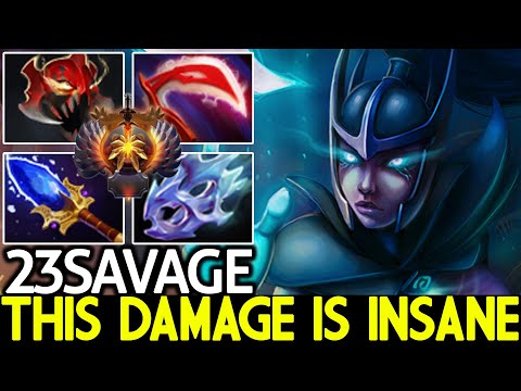 23SAVAGE [Phantom Assassin] This Damage is Insane 100% OP Build Dota 2