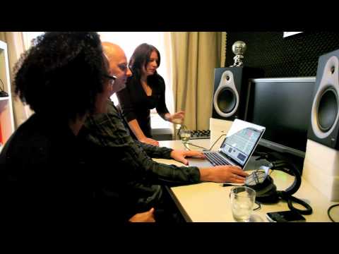 M Lovers in the studio with Carita La Niña working on Time 2 Burn