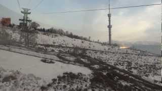 preview picture of video 'Фуникулер на Коктёбе. Алматы. Зима 2013'