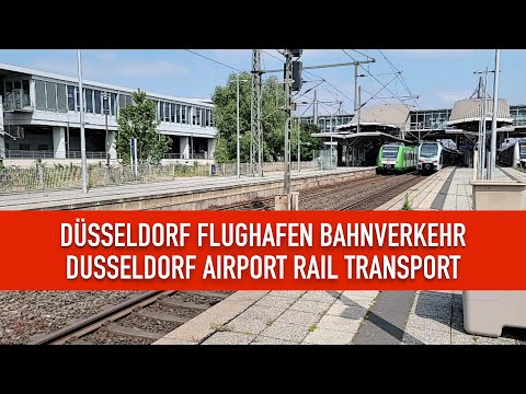 Düsseldorf Flughafen Bahnverkehr / Transporte ferroviário do aeroporto de Düsseldorf / Transporte ferroviário do aeroporto de Düsseldorf