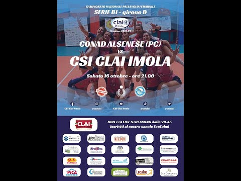 Serie B1 Femminile girone D Libertas Forlì vs CSI CLAI IMOLA