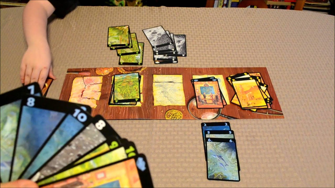 DGA Plays Board Games: Lost Cities Card Game w/ Dad & Vinnie Jr.