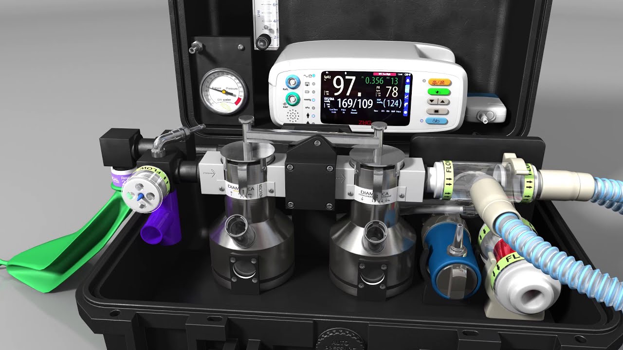 Glostavent® DPA03 portable anaesthesia machine