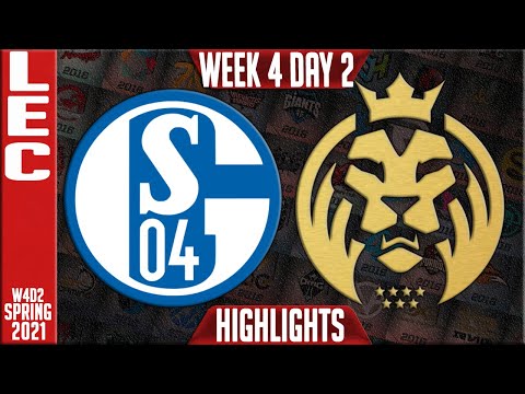 S04 vs MAD Highlights | LEC Spring 2021 W4D2 | Schalke 04 vs MAD Lions