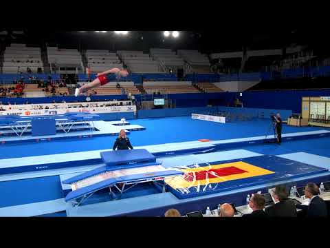 RENKERT Alexander (USA) M - 2019 Trampoline Worlds, Tokyo (JPN) - Qualification Double Mini R1