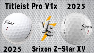Titleist Pro V1x vs Srixon Z Star XV for Fast Swing Speed Review