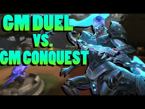 TAKING ON A GM CONQUEST PLAYER! TRYHARD GAMEPLAY BOYS - Masters Ranked Duel - SMITE