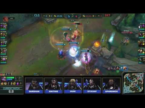 SKT vs CLG Game 1 Highlights - MSI 2016 Finals