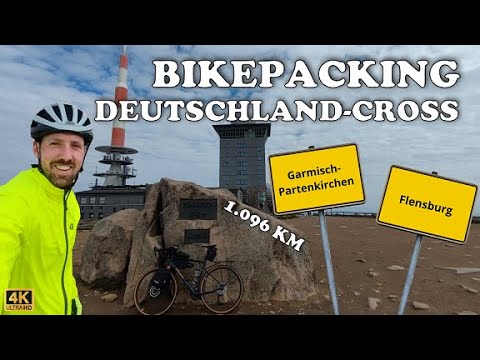 DEUTSCHLAND-CROSS | 1.100 Kilometer mit dem Gravelbike von Süd nach Nord | Bikepacking Doku | 4K