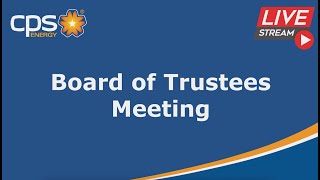 CPS Energy Board of Trustees Meeting September 29, 2025