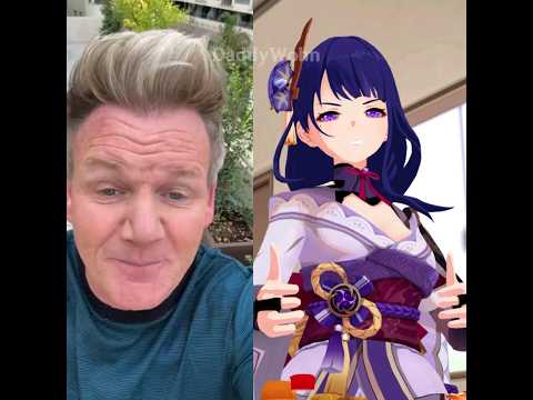 Gordon Ramsay Reacts to Raiden's Cooking | Genshin Impact