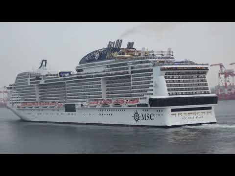 Thumbnail for 東京港　客船 MSC BELLISSIMA　離岸、出港
