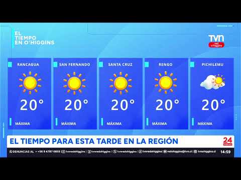 Noticero Tvn Red O'Higgins / 31 de Agosto