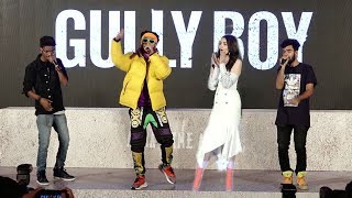 LIVE Ranveer Singh&#39;s AMAZING Rap On Asli Hip Hop Song At Gully Boys Trailer Launch
