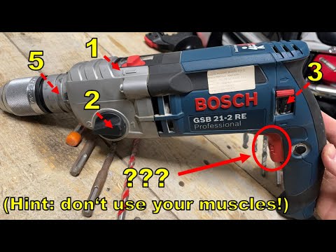 How to USE this 5 Drill Features | Bosch Hammer Drill