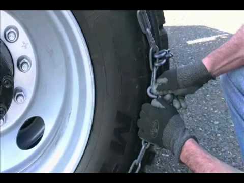 Laclede Chain Manufacturing Heavy Truck Link Chain with Cams Installation