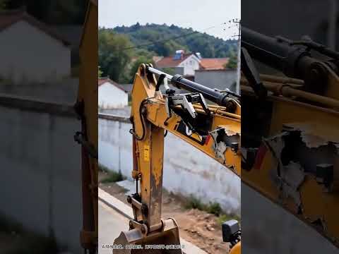 男子驾驶挖掘机毁坏佛像，结局令人震惊发人深省 🚜🙏⚡ #佛像 #因果报应 #警醒 #善恶有报 #结局反转