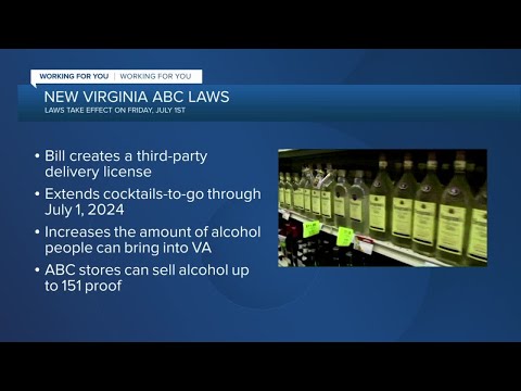 New Virginia ABC laws taking effect July 1