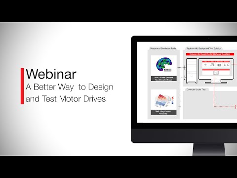 A Better Way to Design and Test Motor Drives for EV’s | Webinar