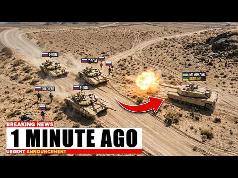 Single Ukrainian Abrams Faces Russian T-90s Brigade — Then THIS Happens!