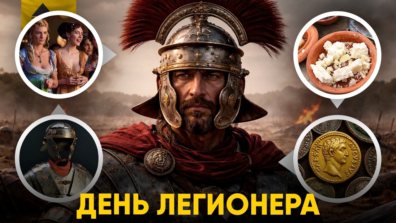 Что, если бы вы стали Легионером Рима на один день? Зарплата, еда и цены!