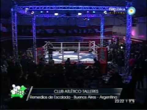 Boxeo para Todos, por la TV Publica, Gabriela Bouvier vs Elizabeth Alcantra