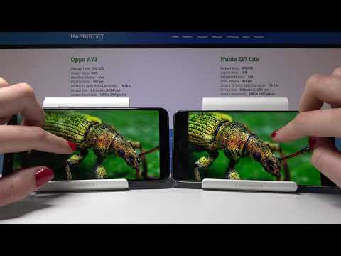 Display Comparison between HUAWEI P40 Lite E & NUBIA Z17 Lite | Check Screen Quality