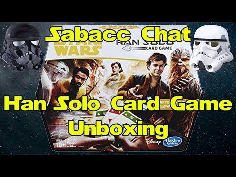 Han Solo Card Game Unboxing and How To Play