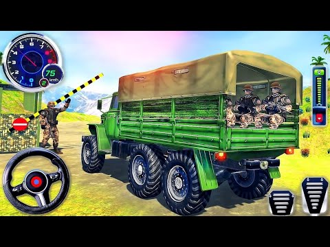US Army Transport Truck Duty Driver - Army Cargo Vehicle  Simulator  3D: Android Gameplay