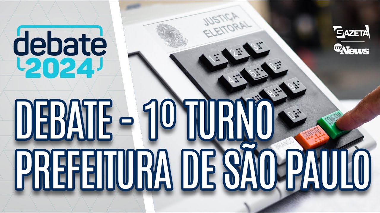 Assistir ao Debate da TV Gazeta para o primeiro turno da Prefeitura de São Paulo