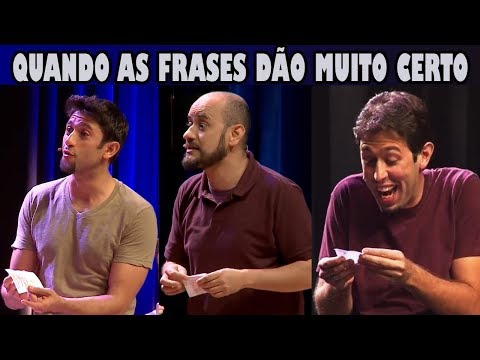 Frases que deram muito certo no jogo das FRASES