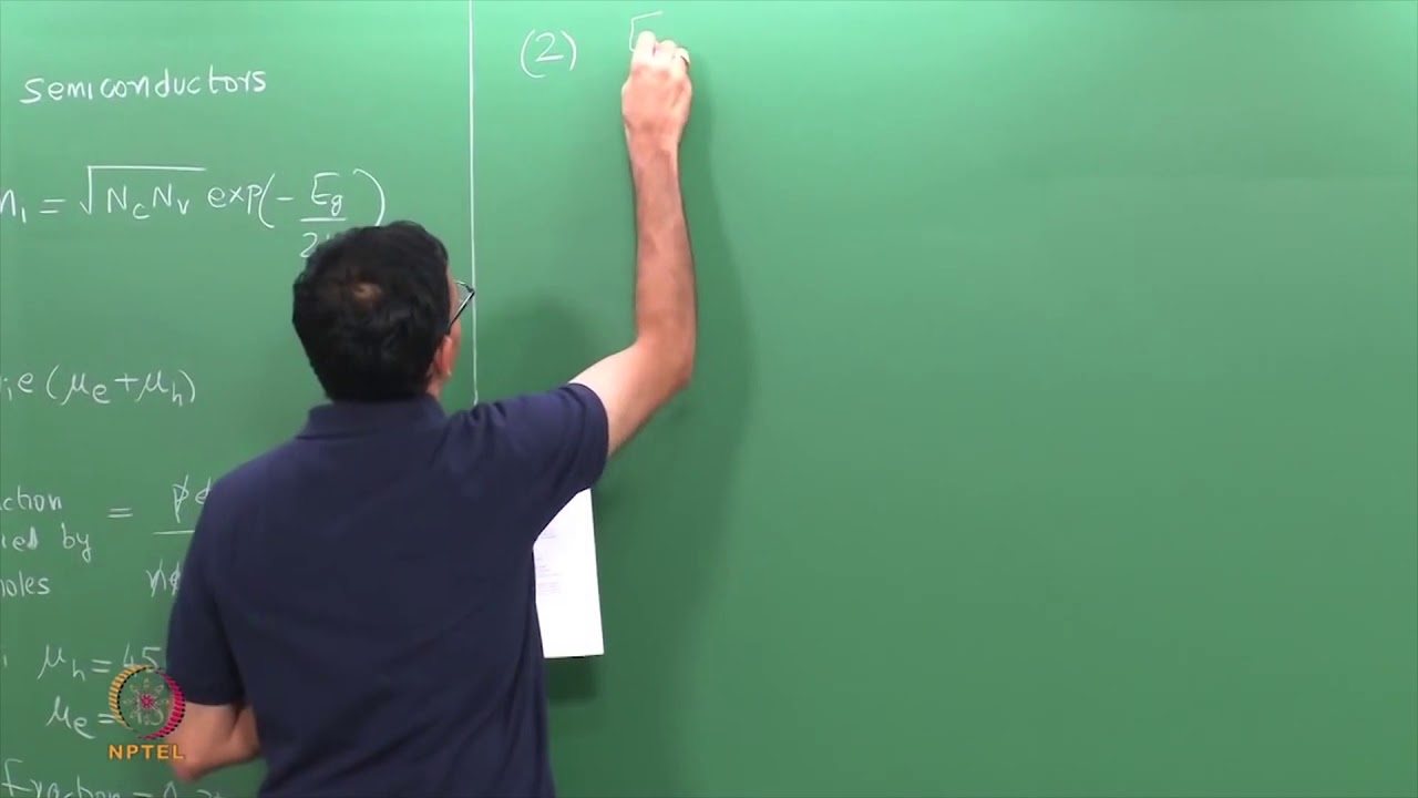 Intrinsic semiconductors Assignment 2