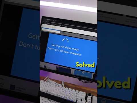 How to fix if your stuck on getting windows ready #tech #pcgamingtips #gamingcomputer #pc