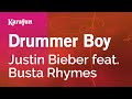 Drummer Boy Justin Bieber Busta Rhymes Karaoke Version KaraFun