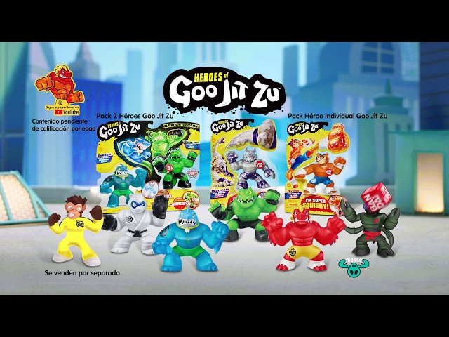 Vídeo relacionado con BANDAI CO08264 Heroes de Goo JIT Zu Figura de Accion, Universo Angry Birds, Angry Bird Verde Relleno Arenoso, Estruja y Aplasta, Multicolor