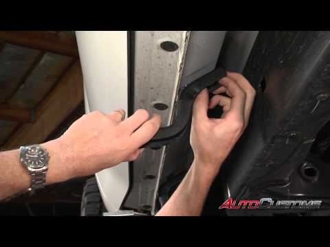Iron Cross Stealth Running Board Install on 2014 Toyota Tundra - AutoCustoms.com