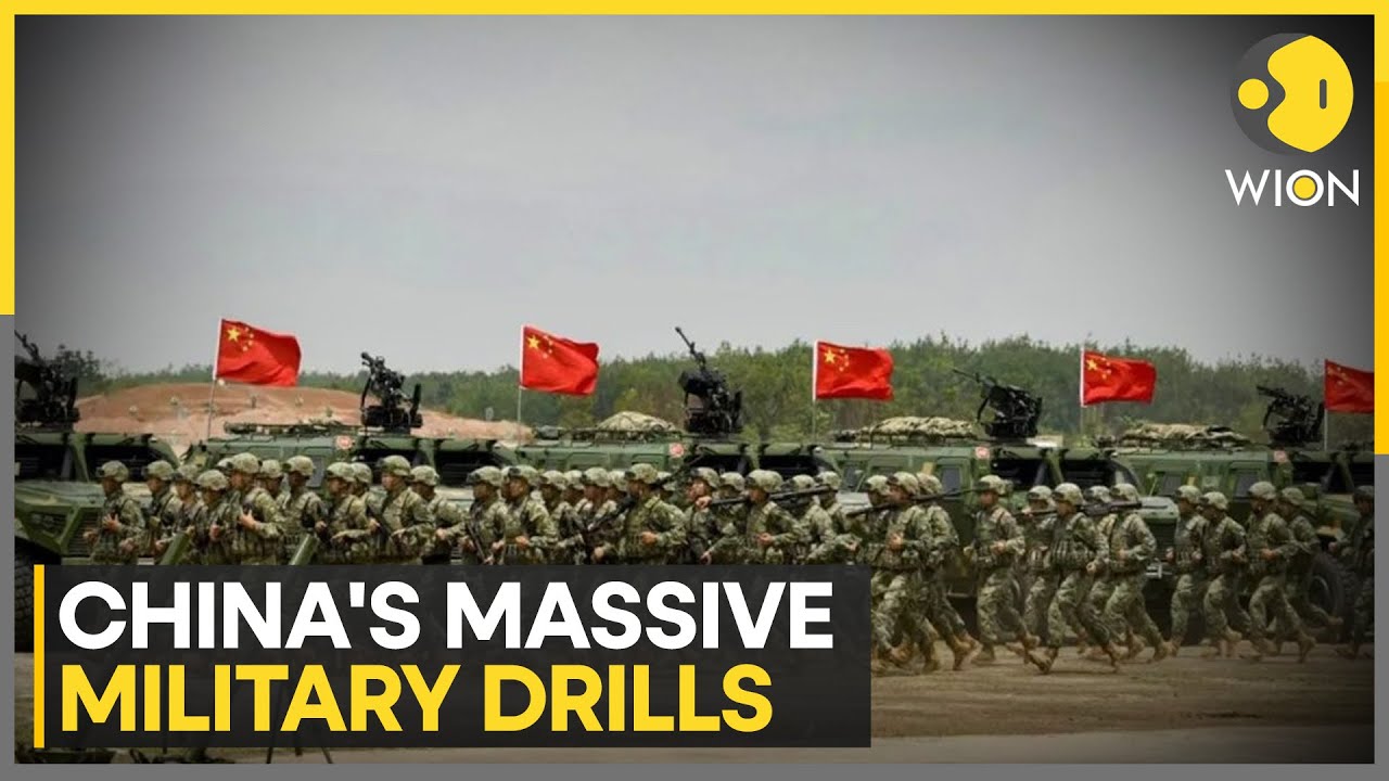 China Carries Out Massive Military Drills | WION News