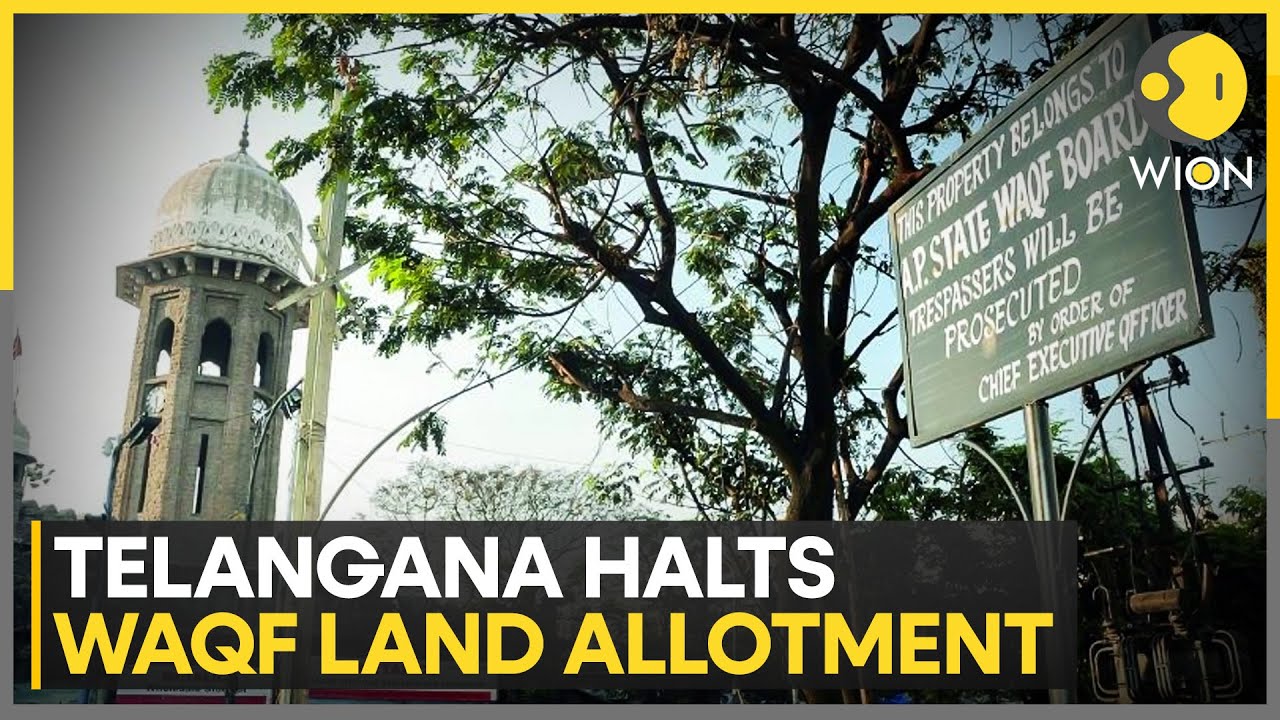 Telangana Court Pauses Allotment Of Government Land To Waqf Board | WION