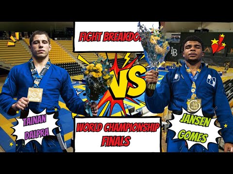 IBJJF World Champtionship Middleweight Finals Tainan Dalpra vs Jansen Gomes 2023 Fight Breakdown