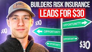 Builder Risk Insurance - $30 Per Lead